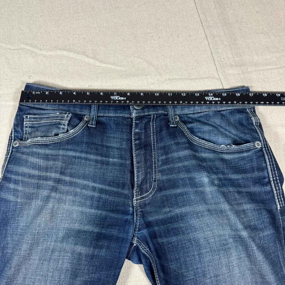 BKE Jake Straight Leg Jeans Mens 32R Dark Wash Excellent ABP16190 Stretch
